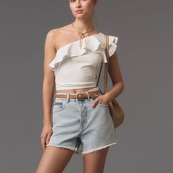 Maeve One-Shoulder Ruffled Top - Picture 3 of 4